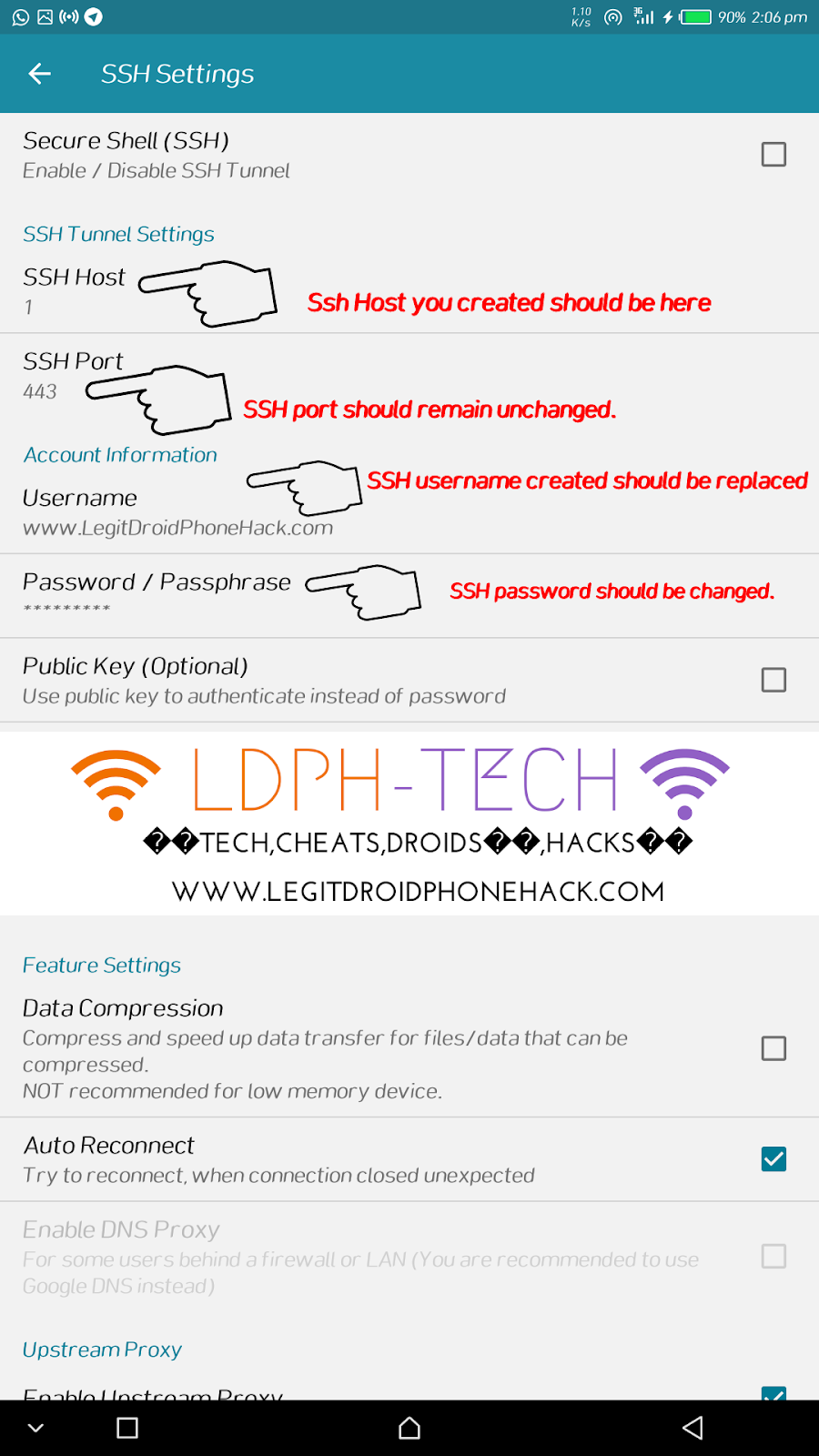 LDPH Mpulse and 0.0kb unlocked SSH Account For HTTP Injector and how to create SSH account