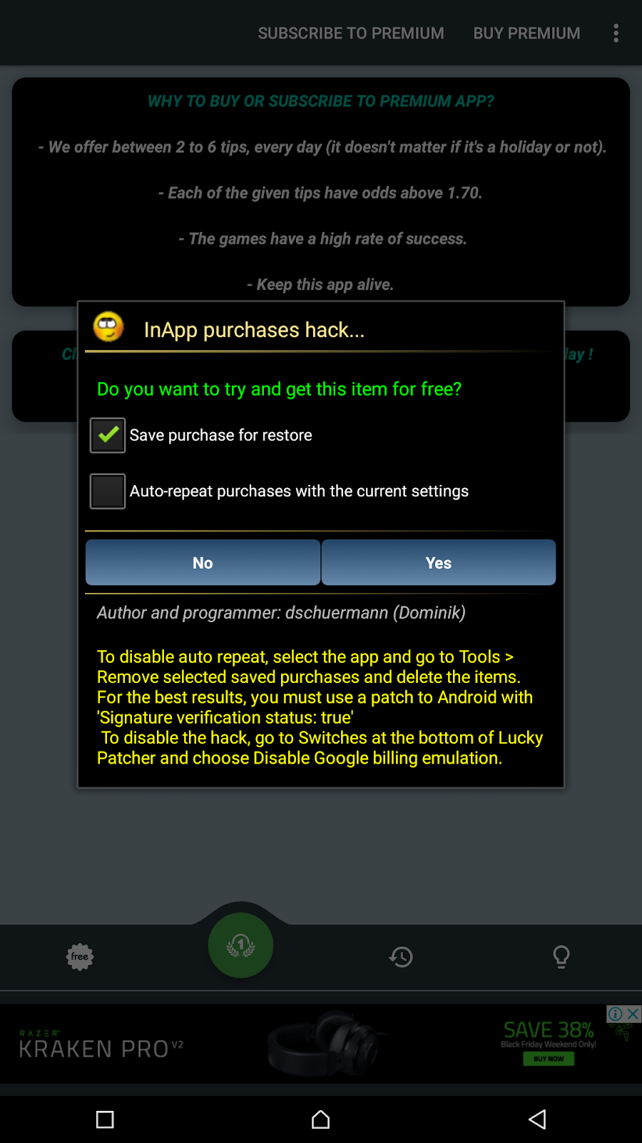 Free LuckyPatcher Download And How To Use It.