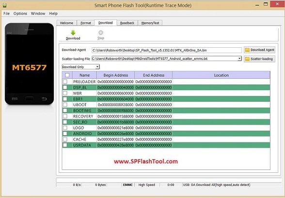 Root Mediatek devices using SP Flash Tool