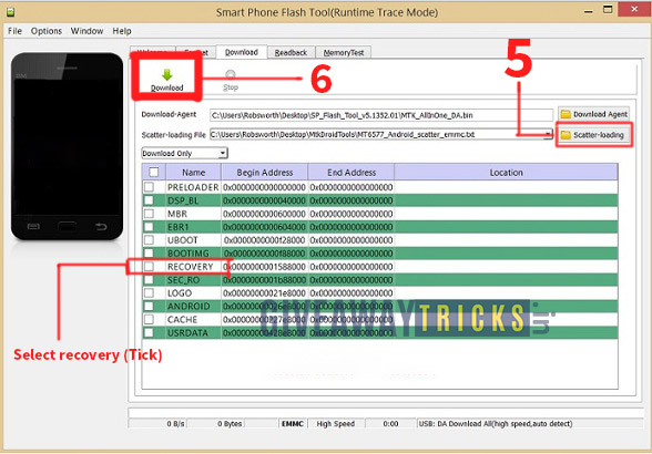 Root Mediatek devices using SP Flash Tool