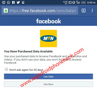 Finally MTN introduces free facebook zero balance