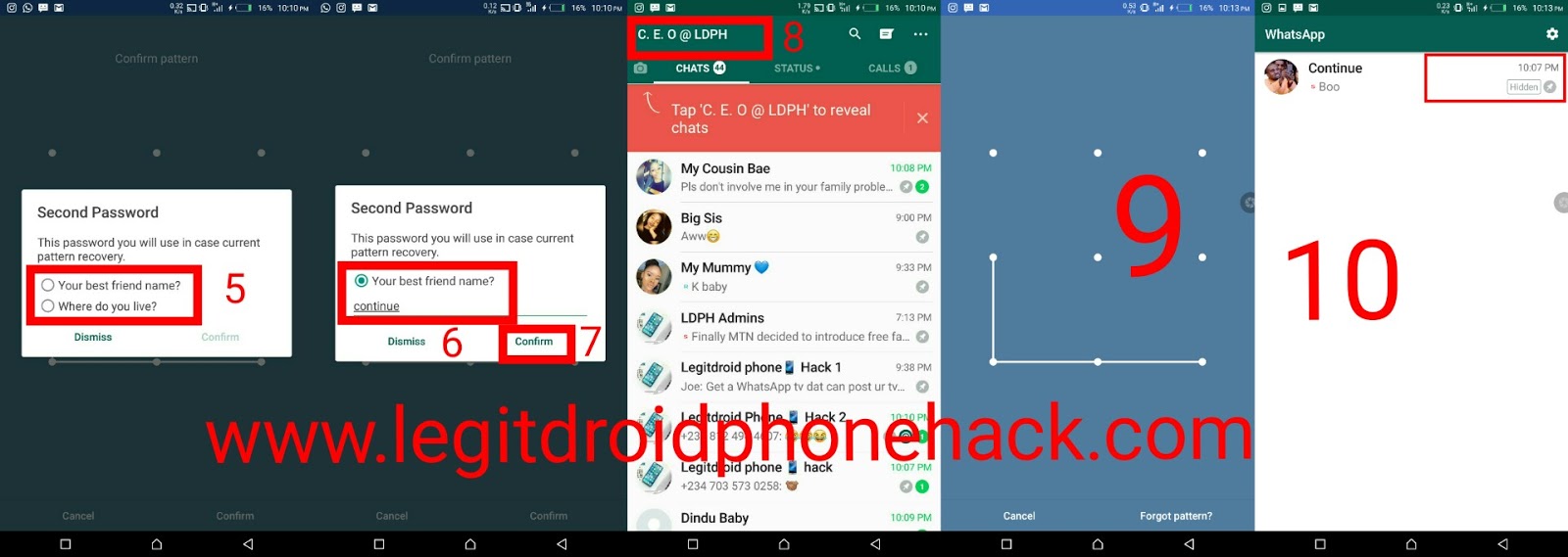 How to secretly hide chats on whatsapp