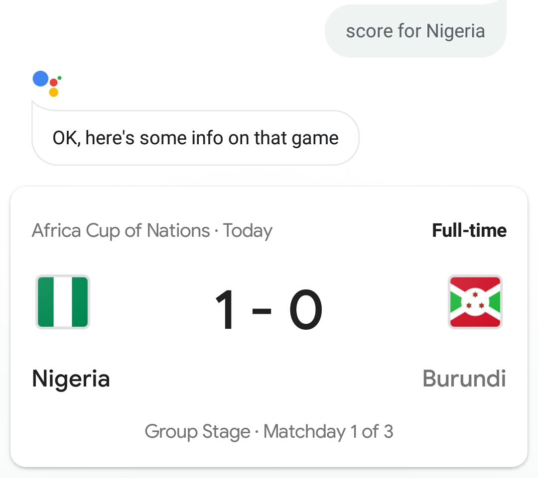 Predict Nigeria vs Burundi Correct score and win