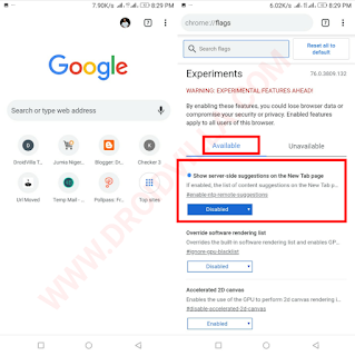How to Remove “Articles for You” in Chrome on Android with pictures