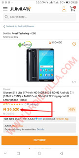 Android mobile with 64gig ROM and a 4gig RAM for as low N38, 000 only: Check it out