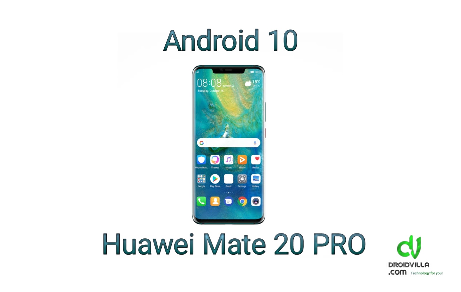 Huawei Mate 20 Pro receiving Android 10-based EMUI 10 :Update: In beta