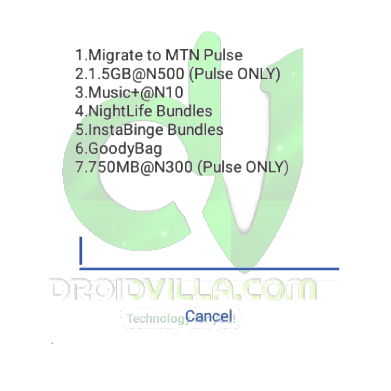 How To Activate MTN 750MB For N300 And 1.5GB For N500 On MTN Pulse Tariff Plan