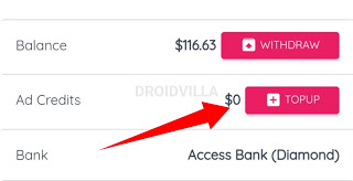 Update on racksterly: What is "Ad credits" on racksterly?