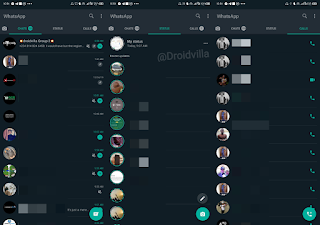 Whatsapp dark mode successfully