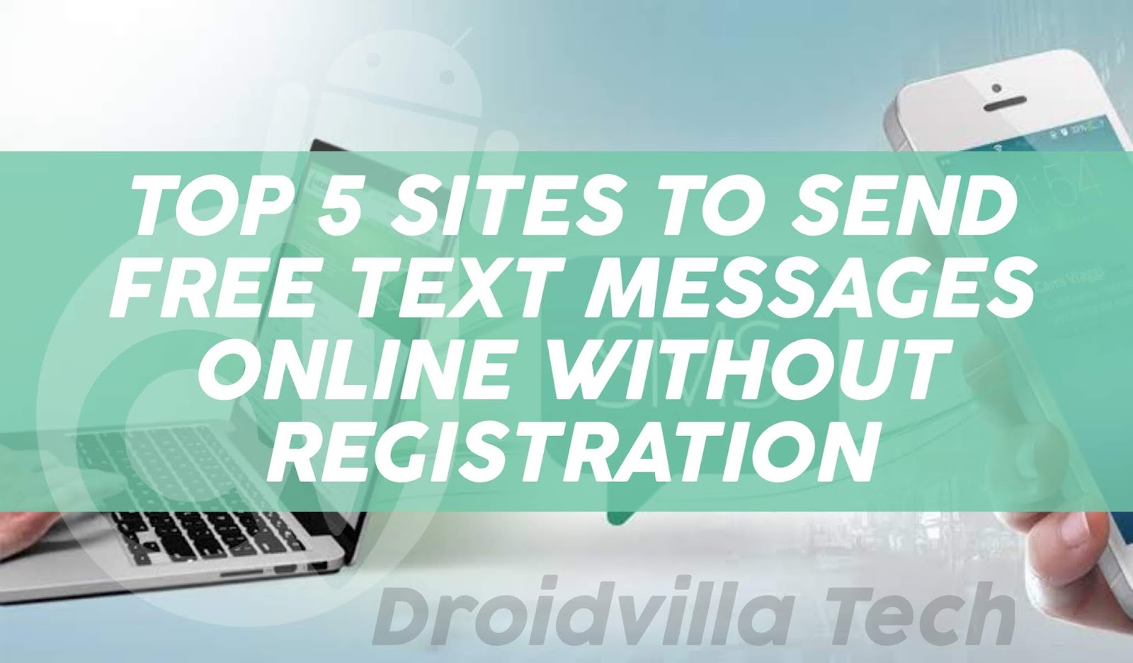 Top 5 sites to send free sms messages online without registration 2020