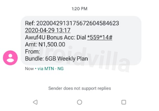 Mtn FCMB n350 for 6gb