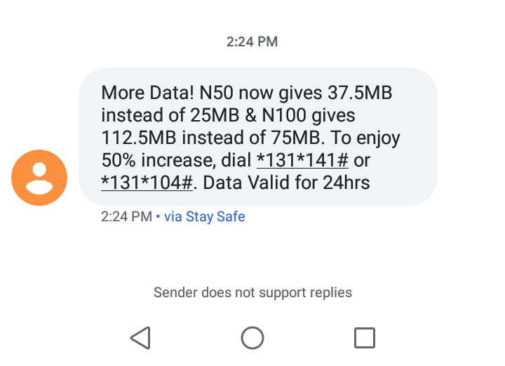 Mtn n50 for 37.5mb