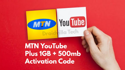 MTN YouTube Plus 1GB + 500mb Activation Code