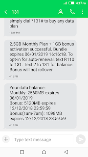 Mtn phone bonus data offer