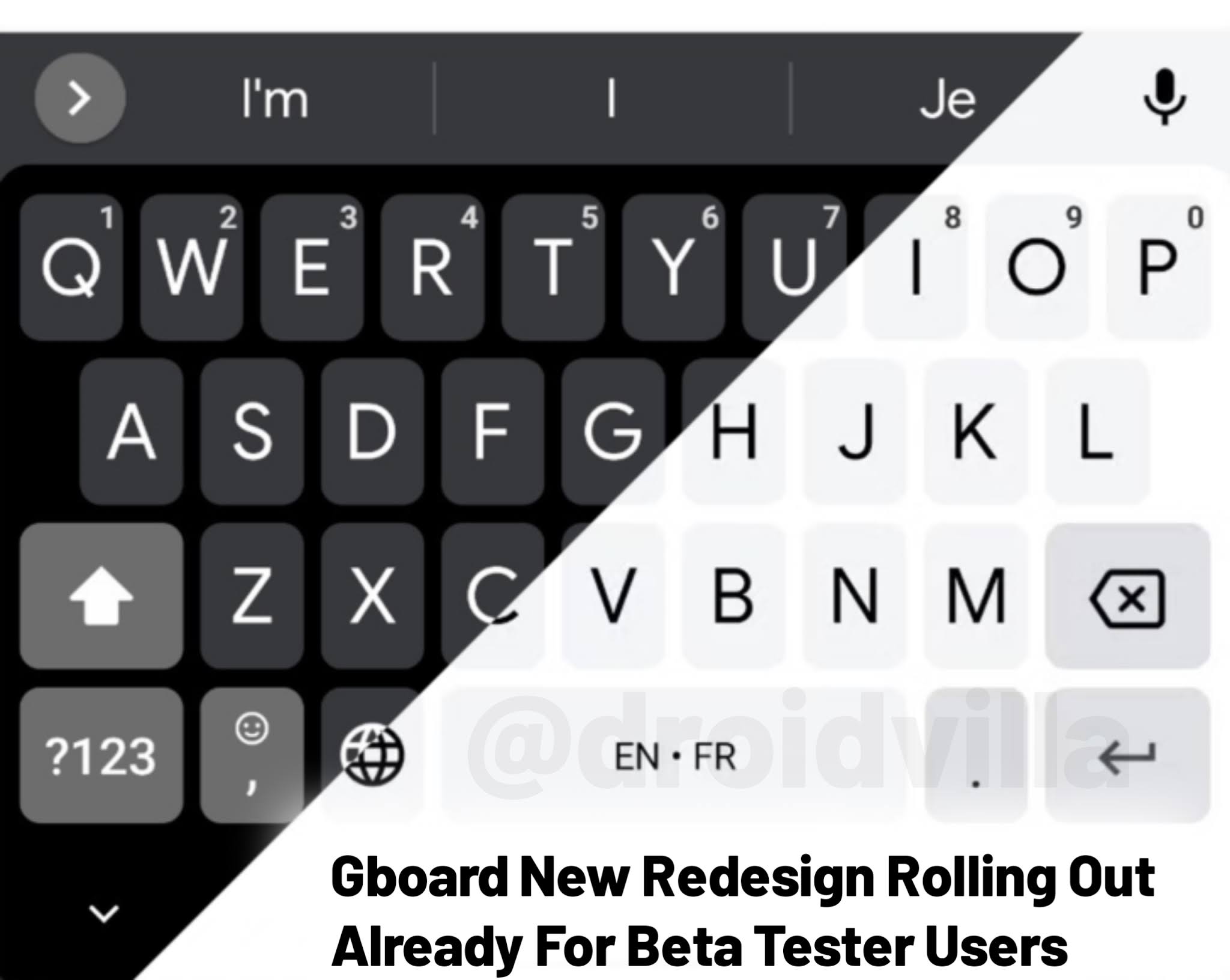 Gboard new redesign beta