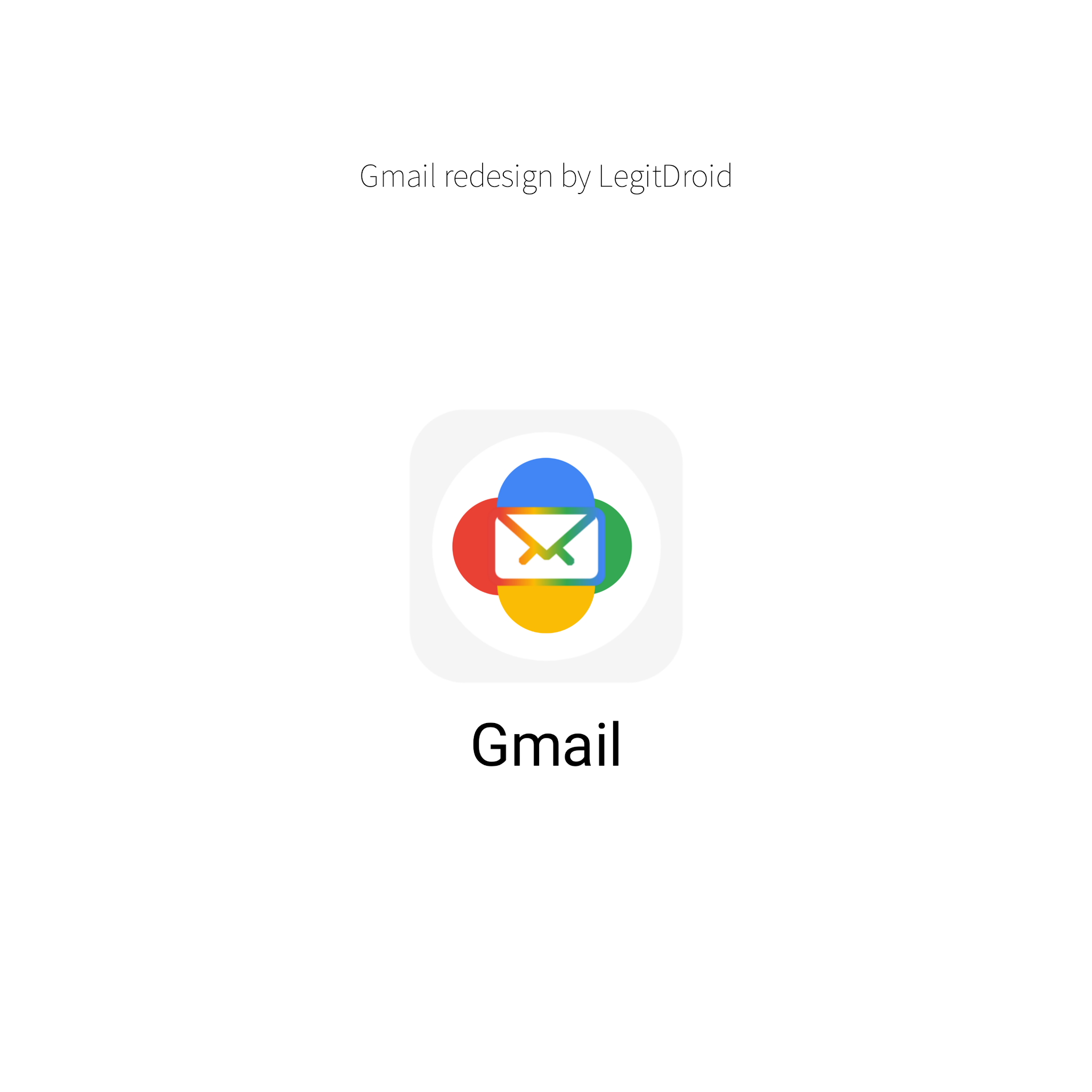 Best gmail logo redesign
