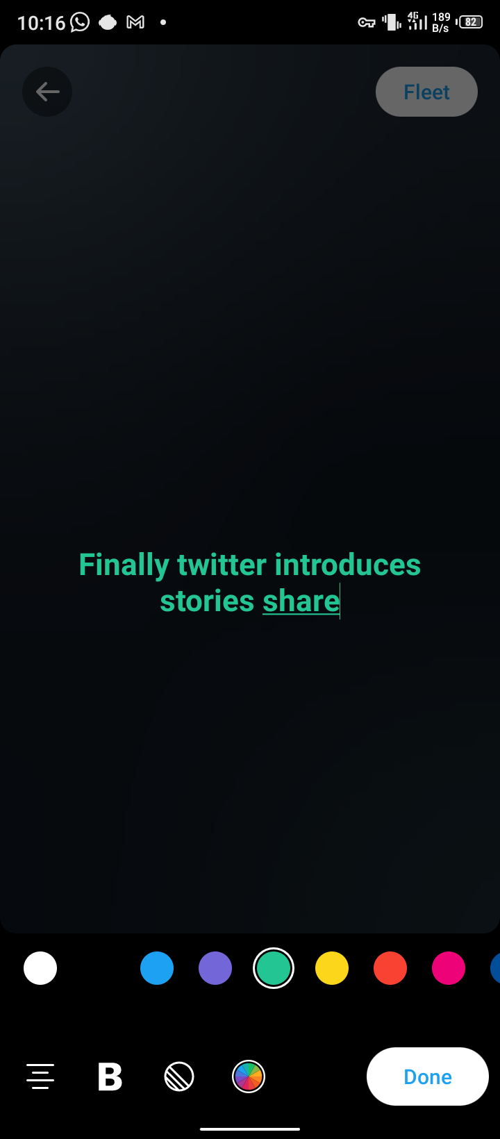 Twitter fleet stories
