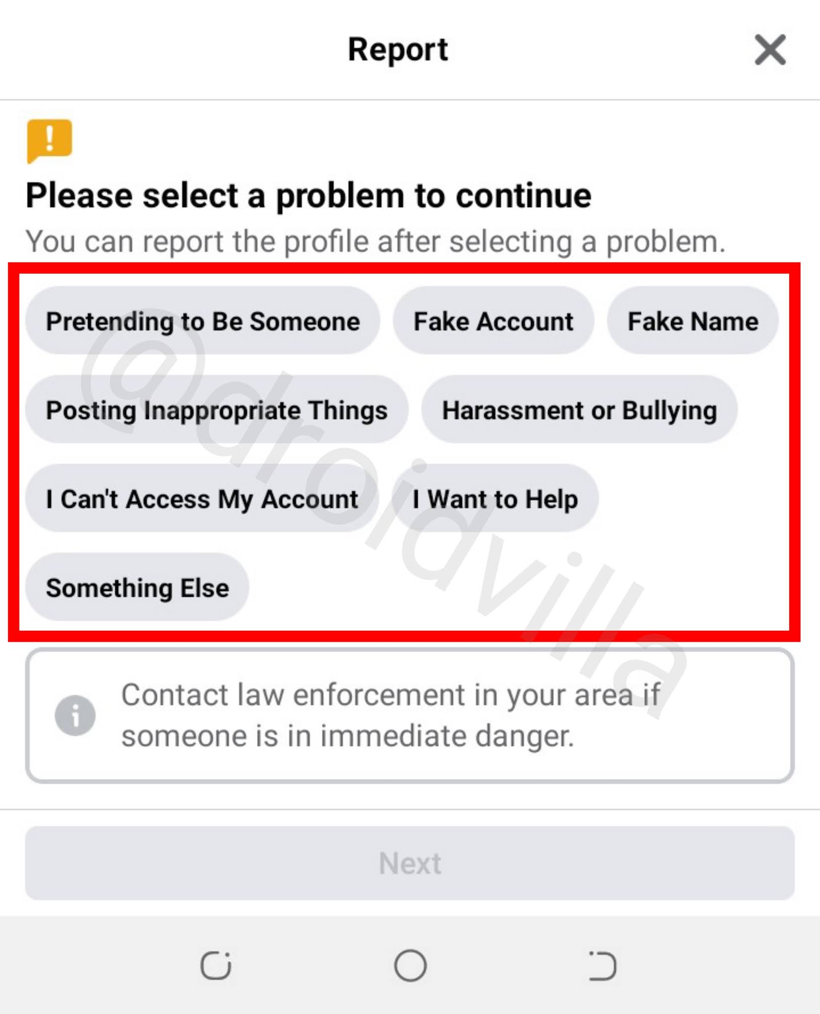 How to report Facebook post, hacked or compromised Facebook account