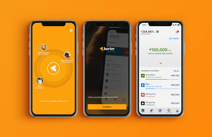 Make online payment without physical card, send money to any part of the world using Barter by Flutterwave