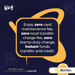 Zero card charges getbarter