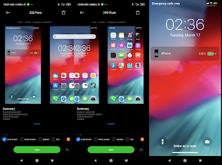 Ios pure theme for xiaomi Redmi
