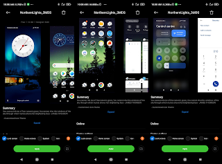 Northernlights_3MD theme for xiaomi Redmi