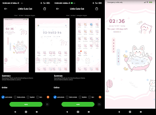 Little cute cat theme for xiaomi Redmi
