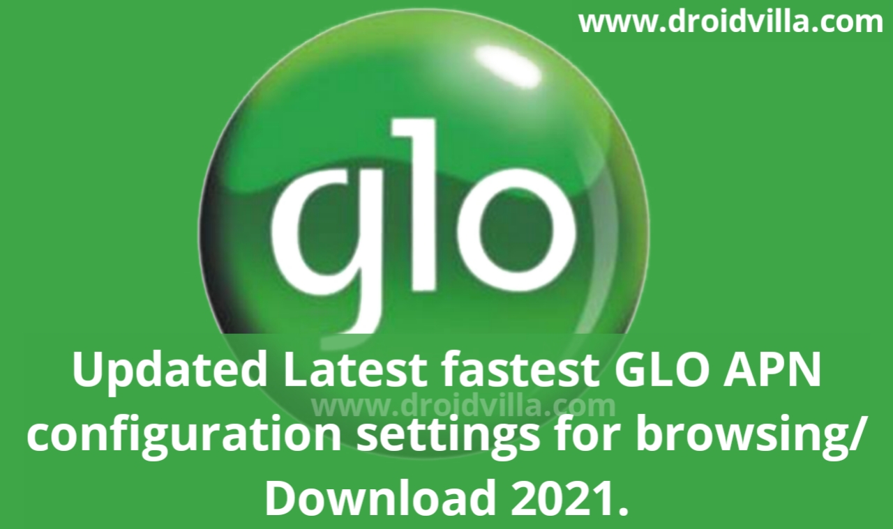 fast GLO APN settings