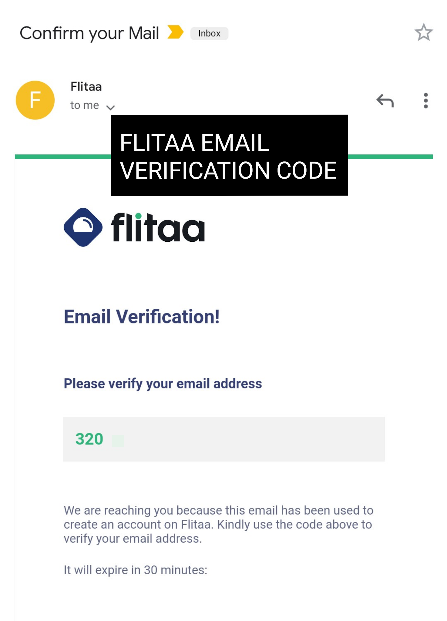 Verify flitaa email