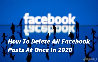 delete all facebook posts