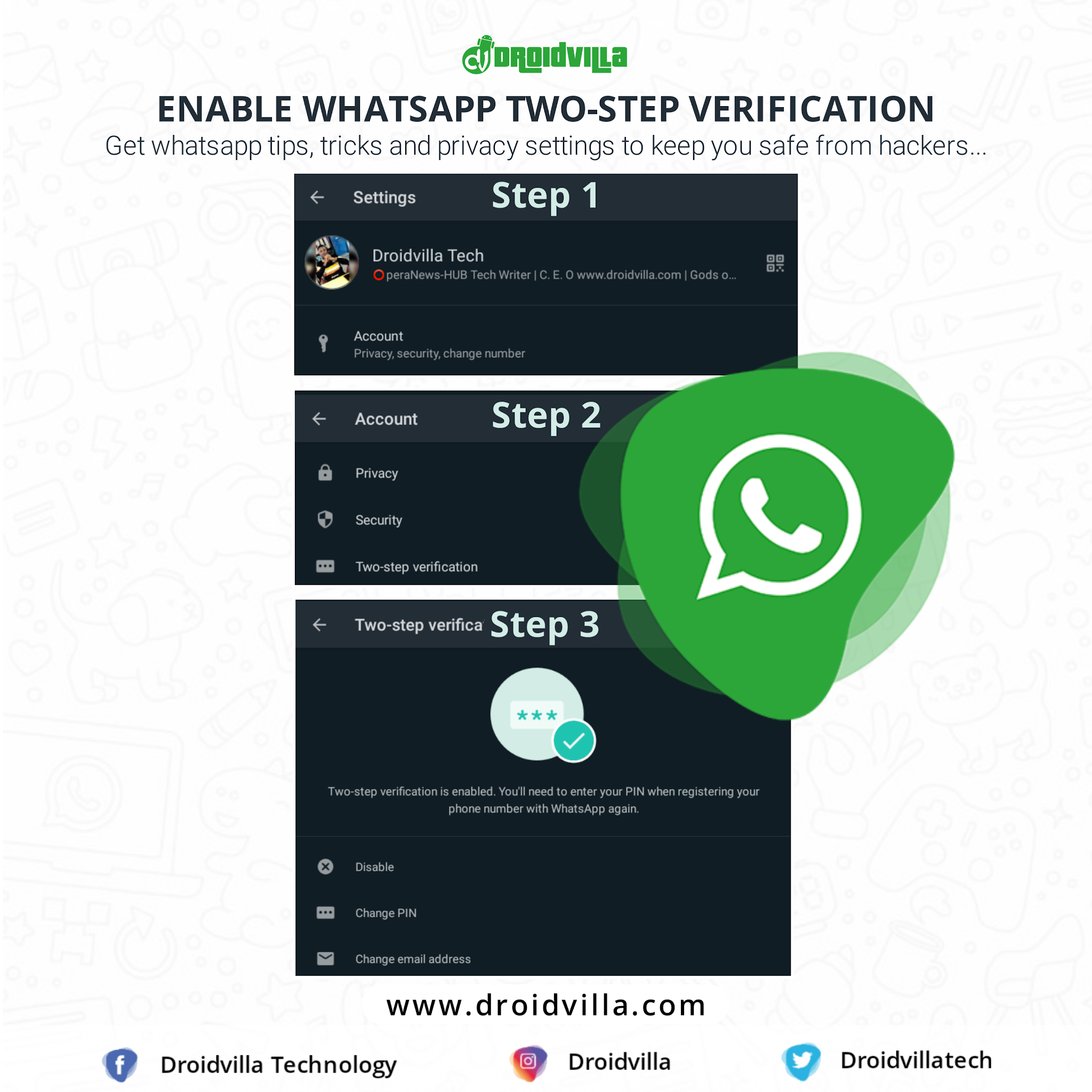 Whatsapp two-step verification