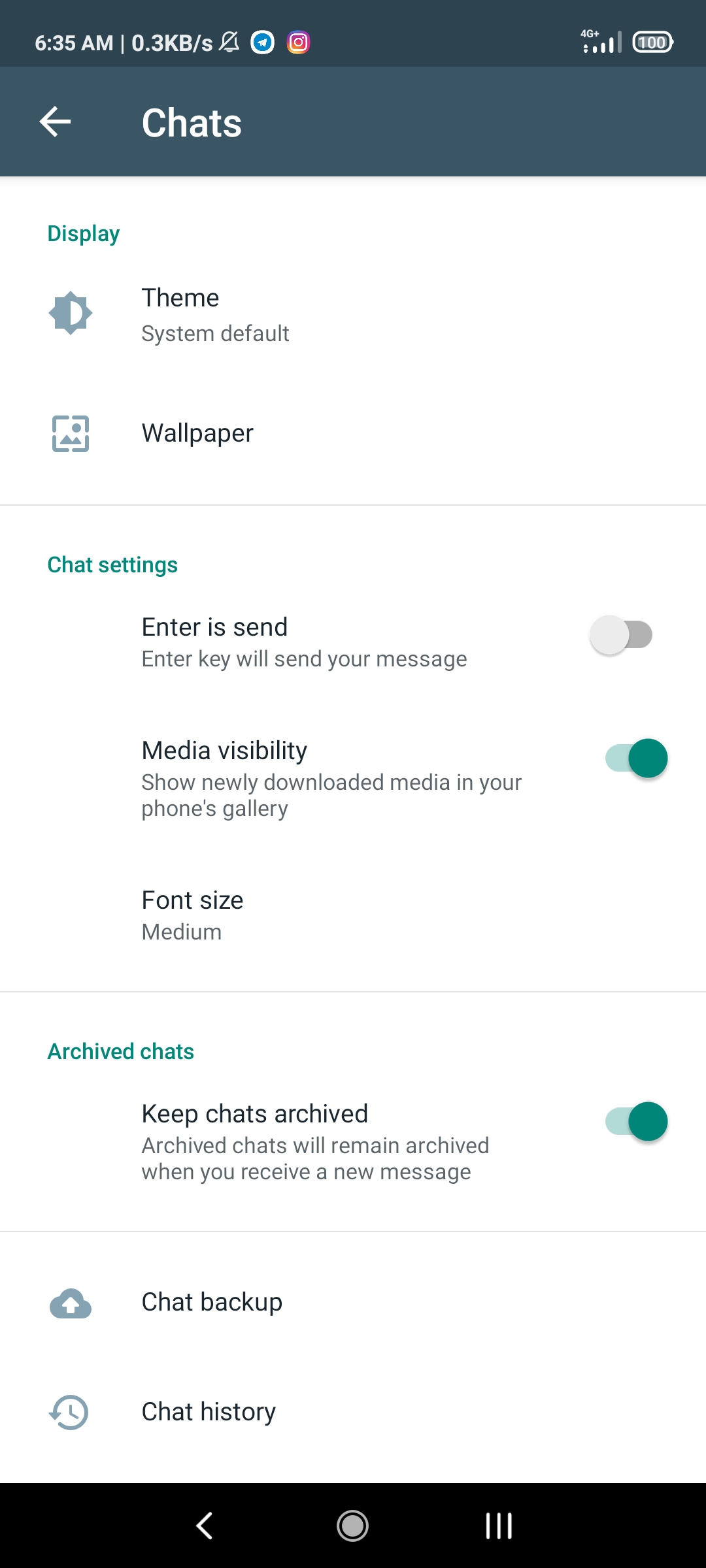 Archive WhatsApp Chats