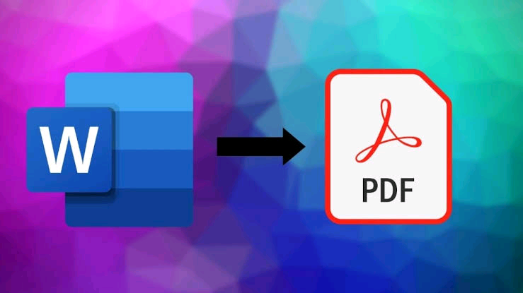 How to convert from word to pdf