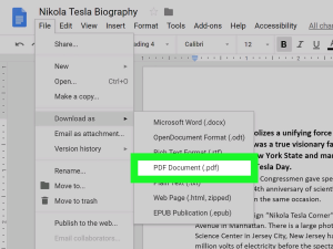 How to convert Word to pdf 