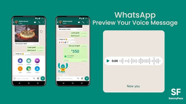 Amazing : Whatsapp Now Allows Users Preview Voice Messages Before Sending 2021