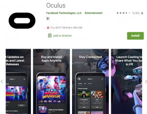 Oculus Mobile App