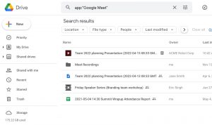 Google Drive Features