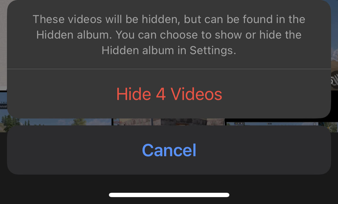 Use face id to view Hidden Photos and recently deleted album