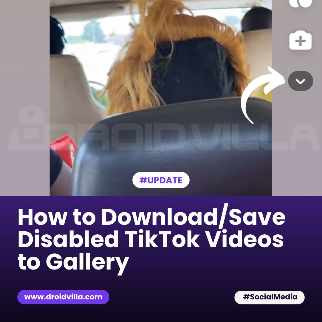 Download/Save Disabled TikTok Videos to Gallery