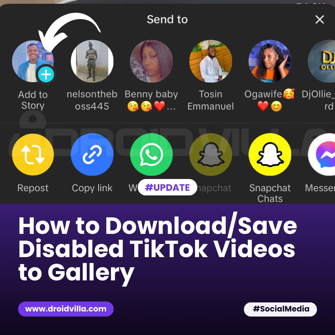 Save Disabled TikTok Videos to Gallery